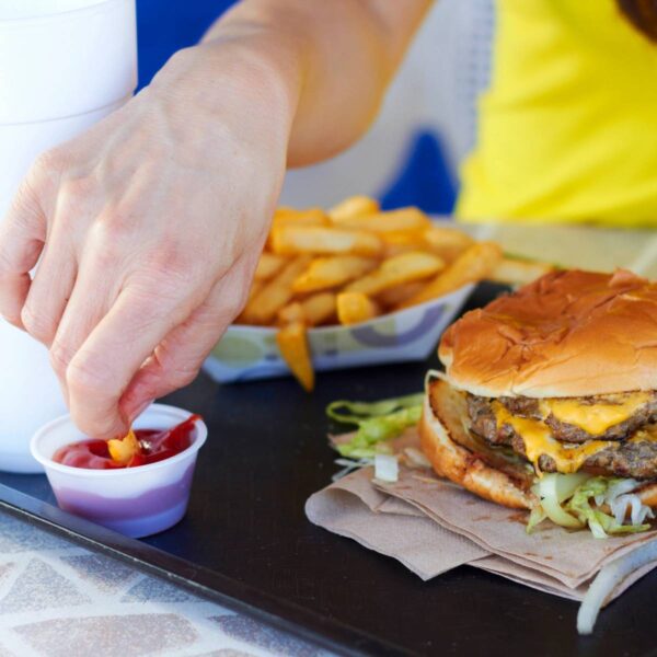 Flamen Handcrafted Burger Presentation Tray